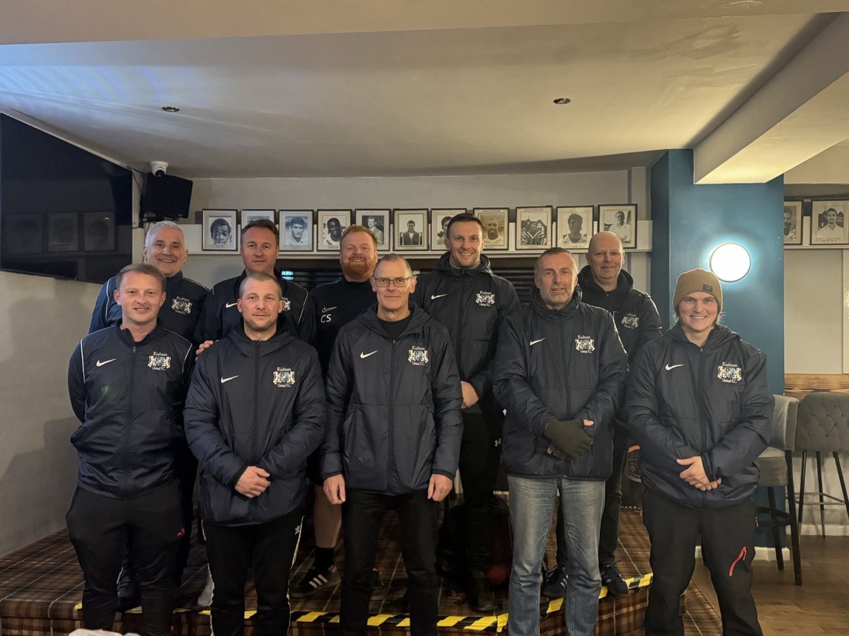 Rishton United FC committee members - the volunteers who keep the club running